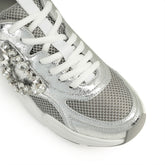 sr 0024 Precious Sneaker - Silver | Sergio Rossi