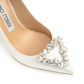 Godiva Precious Bridal Pump - White | Sergio Rossi