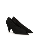 Beak Peep Toe Pump - Black | Sergio Rossi