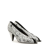 Beak Peep Toe Pump - Black | Sergio Rossi