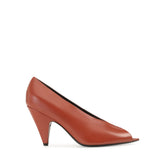 Beak Peep Toe Pump - Maple | Sergio Rossi