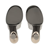 Orb Mule - Silver | Sergio Rossi