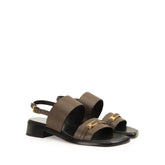 Bitt Sandal - Walnut | Sergio Rossi