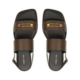 Bitt Sandal - Walnut | Sergio Rossi