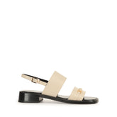 Bitt Sandal - Parchment | Sergio Rossi
