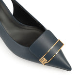 sr Evolv Slingback - Navy Blue | Sergio Rossi