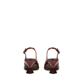 sr1 Sculpt Slingback - Maroon | Sergio Rossi