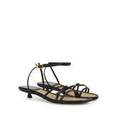 Braid Flat Sandal - Black | Sergio Rossi