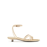 Braid Flat Sandal - Parchment | Sergio Rossi