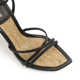 Braid Sandal - Black | Sergio Rossi