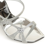 Serpentine Sandal - Silver | Sergio Rossi