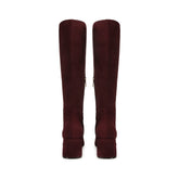 Convex Boot - Wine | Sergio Rossi