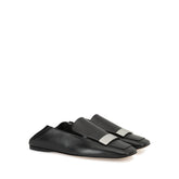 sr1 - Slippers Nero | Sergio Rossi