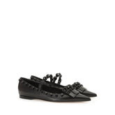 sr1 - Ballerina Black | Sergio Rossi