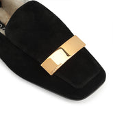 sr1 - Slippers Nero | Sergio Rossi