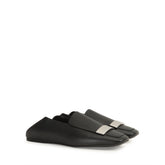 sr1 Slipper - Black | Sergio Rossi