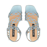 sr Mermaid - Sandal Flat Blue Paradise | Sergio Rossi
