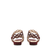 sr Mermaid - Sandal Flat Wine | Sergio Rossi
