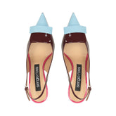 sr1 - Slingback Blue Paradise | Sergio Rossi