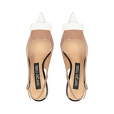sr1 - Slingback White | Sergio Rossi