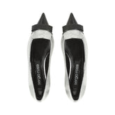 sr1 - Ballerina Nero/Argento | Sergio Rossi