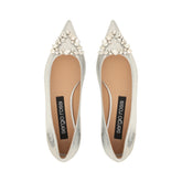 sr Godiva Precious - Ballerina Argento | Sergio Rossi