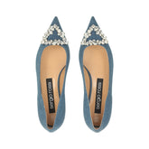 sr Godiva Precious - Ballerina Indigo | Sergio Rossi