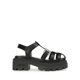 sr Twenty Buckle - Sandal Heel Black | Sergio Rossi