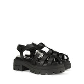 sr Twenty Buckle - Sandal Heel Black | Sergio Rossi