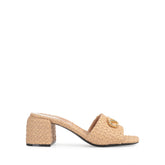 Surge - Sandal Heel Straw | Sergio Rossi