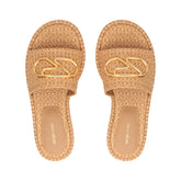 Surge Slide - Straw | Sergio Rossi