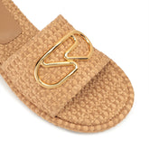 Surge Slide - Straw | Sergio Rossi