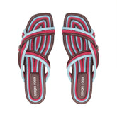 sr Watamu - Sandal Flat Wine | Sergio Rossi