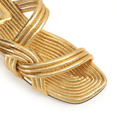 sr Watamu - Sandal Flat Oro | Sergio Rossi