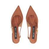 sr Sea Scale - Slingback Macadamia | Sergio Rossi