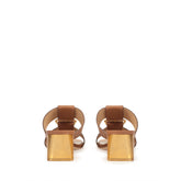 sr Sea Scale - Sandal Heel Macadamia | Sergio Rossi