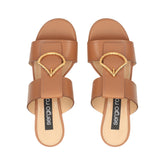 sr Sea Scale - Sandal Heel Macadamia | Sergio Rossi