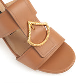 sr Sea Scale - Sandal Heel Macadamia | Sergio Rossi
