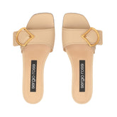 sr Sea Scale - Sandal Flat Chalk | Sergio Rossi