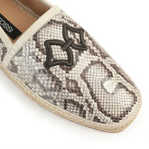 sr Sea Scale Embroidery - Mocassin Roccia | Sergio Rossi