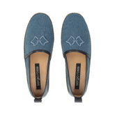 sr Sea Scale Embroidery - Mocassin Indigo | Sergio Rossi