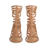 sr Agate - Sandal Heel Macadamia | Sergio Rossi