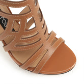 sr Agate - Sandal Heel Macadamia | Sergio Rossi