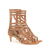 sr Agate - Sandal Heel Macadamia | Sergio Rossi