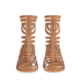 sr Agate - Sandal Heel Macadamia | Sergio Rossi