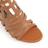 sr Agate - Sandal Heel Macadamia | Sergio Rossi