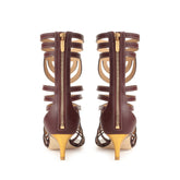 sr Agate - Sandal Heel Wine | Sergio Rossi