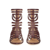 sr Agate - Sandal Heel Wine | Sergio Rossi