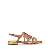 sr Agate - Sandal Flat Macadamia | Sergio Rossi