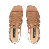 sr Agate - Sandal Flat Macadamia | Sergio Rossi